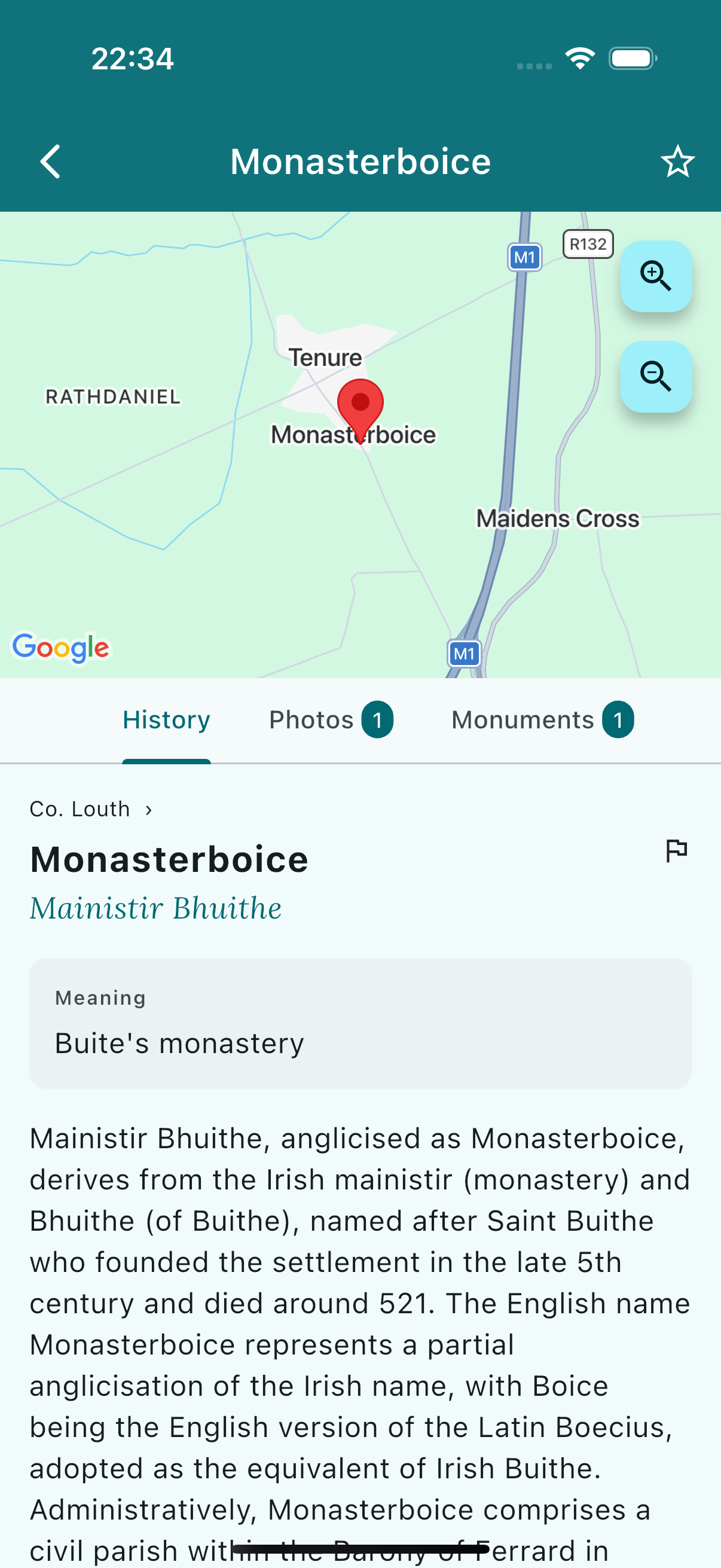 Explore Irish place names