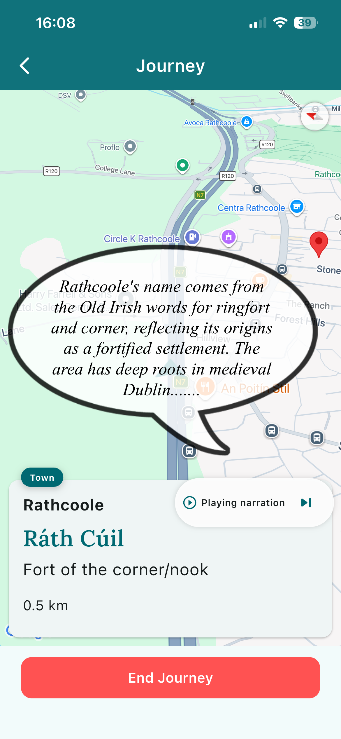 Hear the story of every place as you pass through it